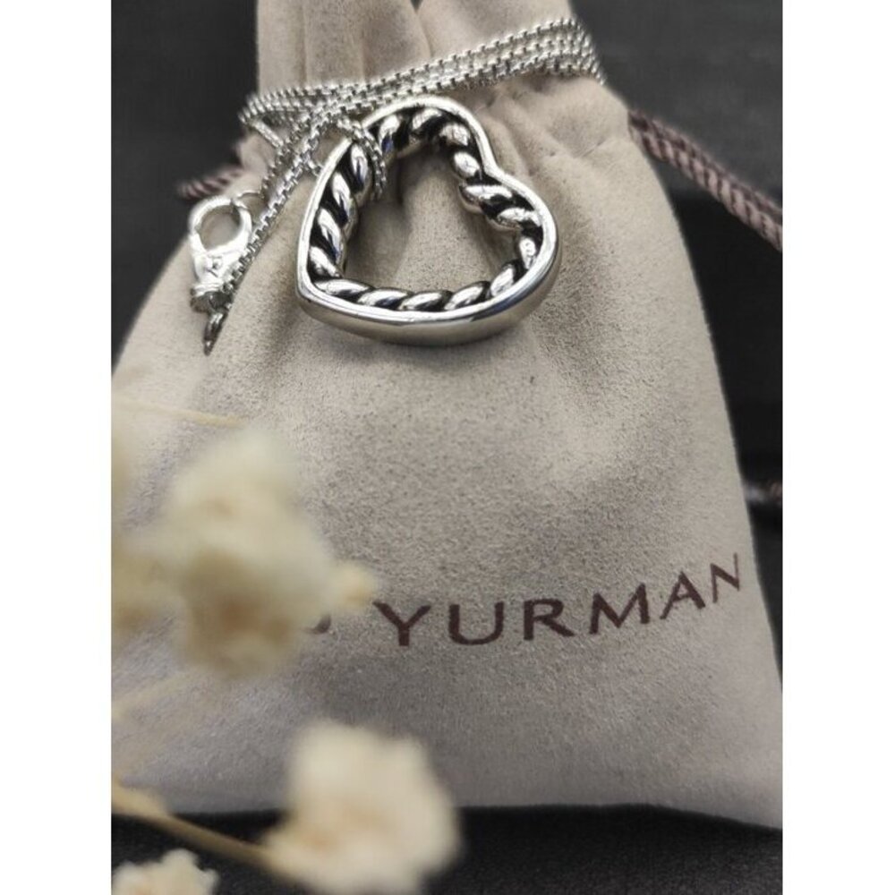 David Yurman 925 Silver Necklaces with Original Pouch
